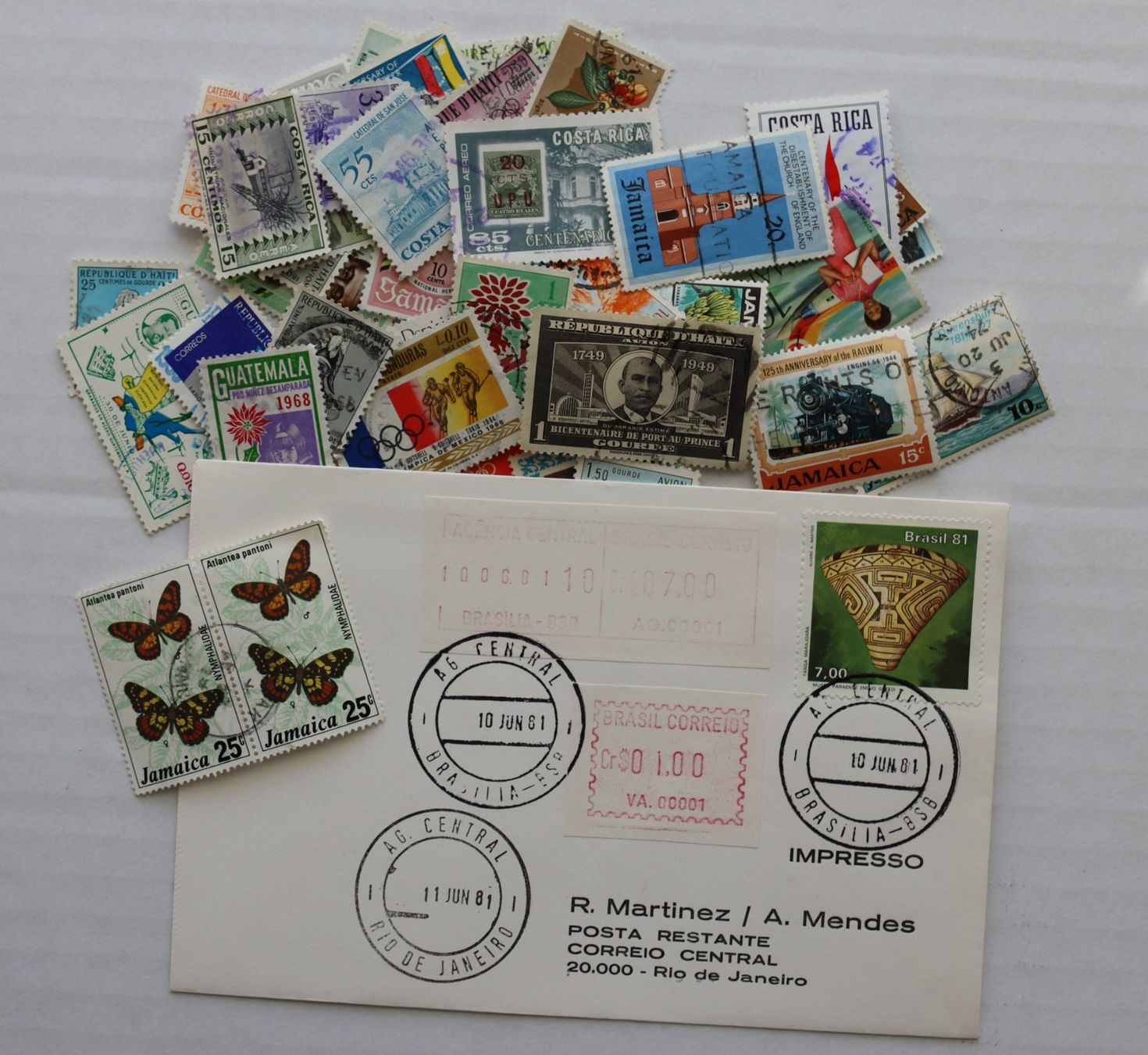 Tutti i francobolli: Briefmarken Süd Amerika – Usato da Oberentfelden venduto da lakipul 2