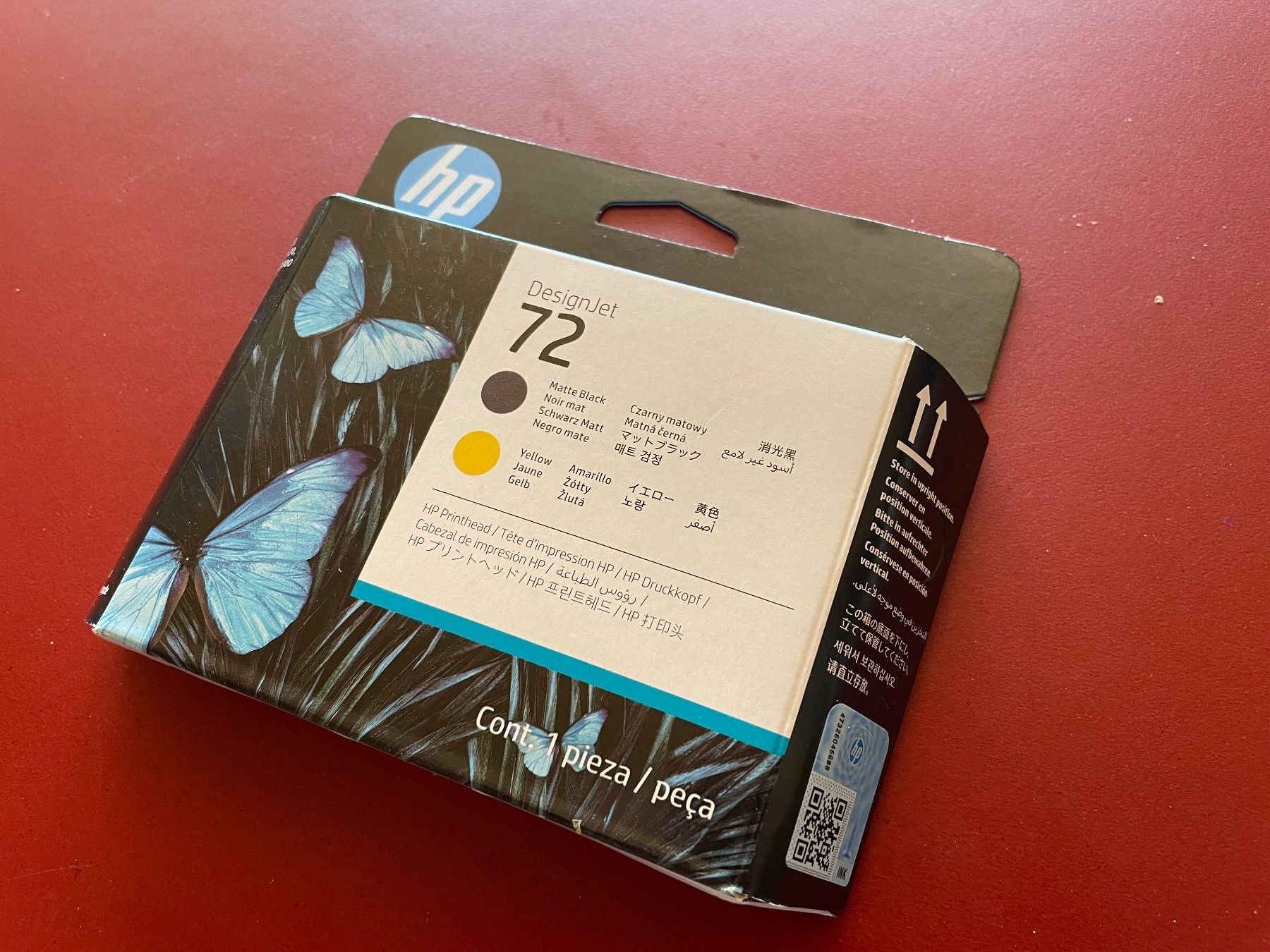 Hewlett Packard Filamento: Druckkopf No.72 mattschwarz/gelb – Nuovo e nell'imballaggio originale da Safenwil venduto da antiquarius