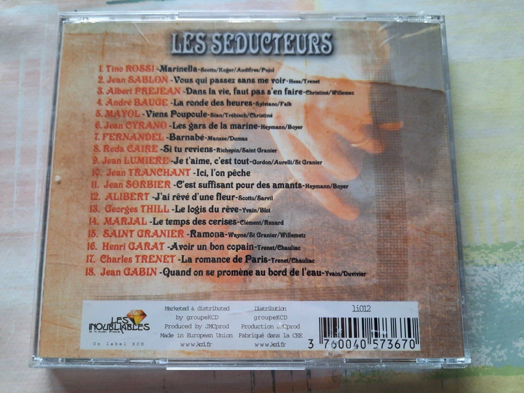CDs: CD Les Séducteurs - Compilation les inoubliables  – D'occasion à Pully par bro_n52j 1