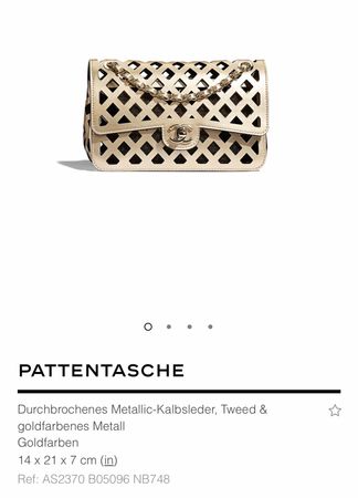 Chanel Tasche, seltenes Modell in Gold, neuwertig!