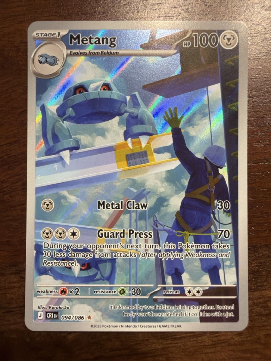 Pokémon Carte collezionabili: Metang (CRI 094) – Nuovo (secondo la descrizione) da Emmenbrücke venduto da Pack_Ripper