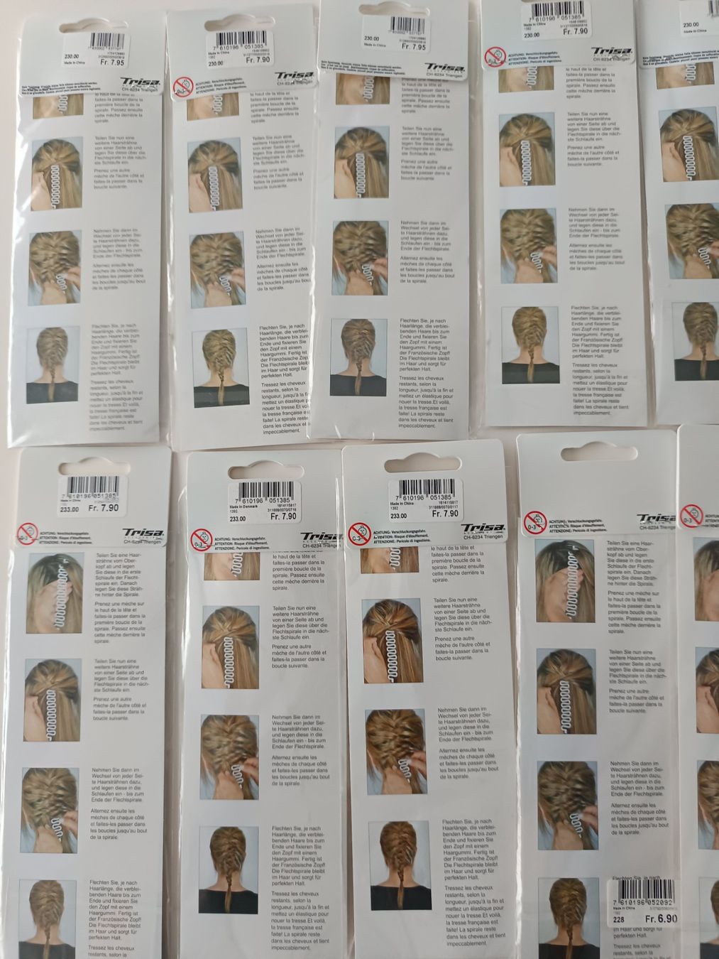 Accessori per capelli: 10 x Trisa Haareflechter – Nuovo e nell'imballaggio originale da Rüthi (Rheintal) venduto da Balty 2