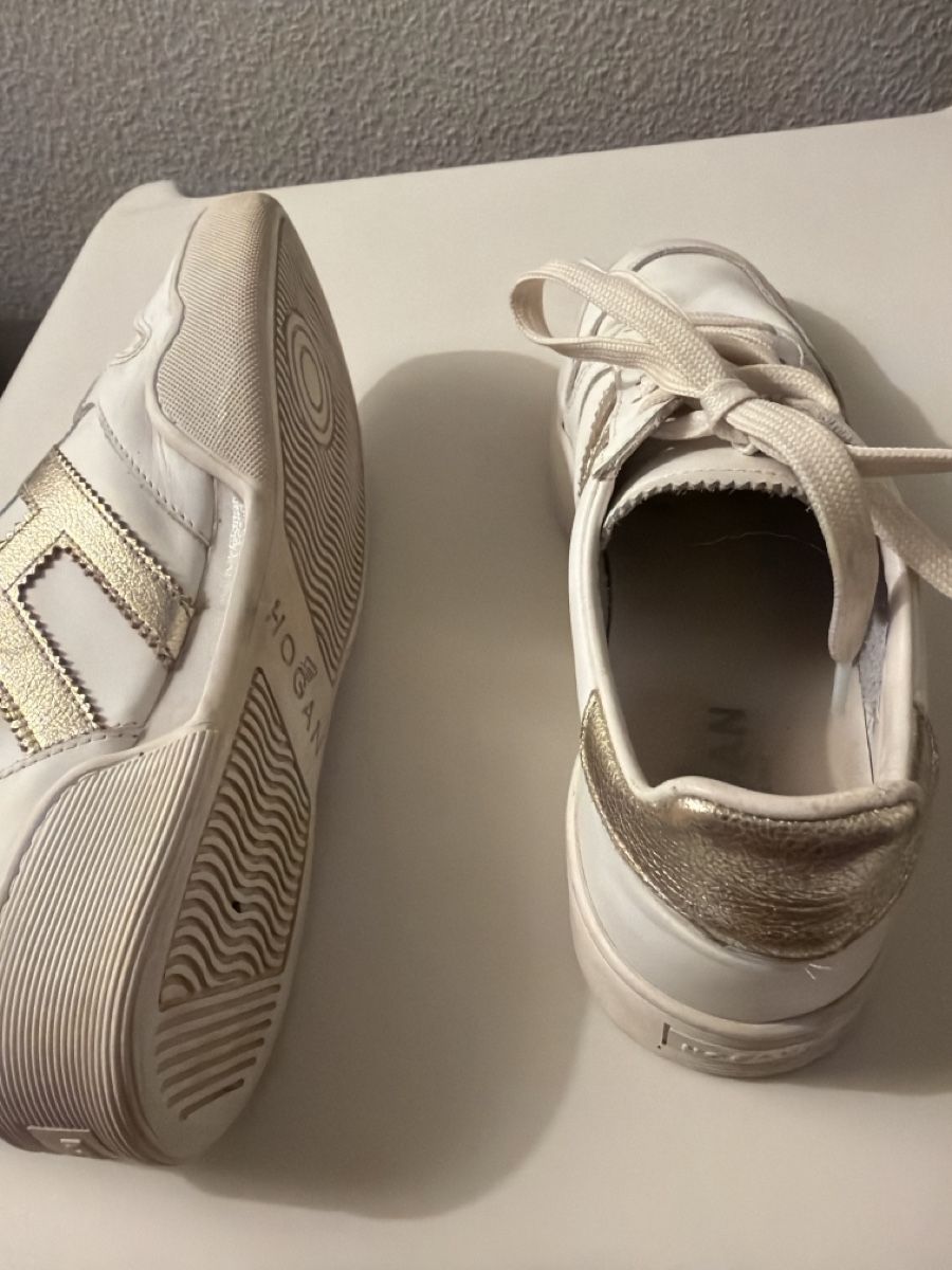 Hogan Scarpe da donna: Hogan baskets blanc or Taille 37 1/2  – Usato da Lausanne venduto da Pascal9999 3