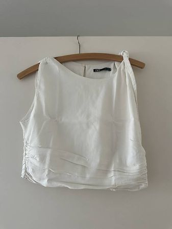 Weisses Top, Grösse L
