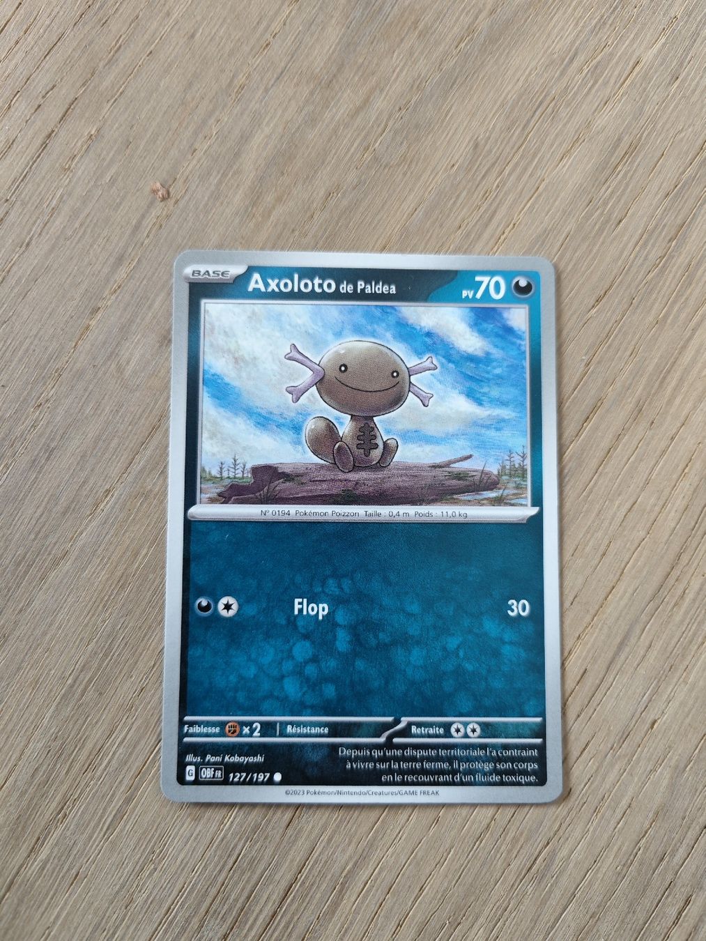 Pokémon Carte collezionabili: Carte Pokémon Axoloto – Nuovo (secondo la descrizione) da Neuchâtel venduto da nbr_z8jr