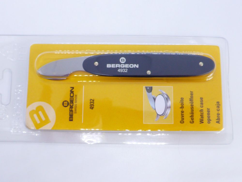 Abrelatas Y Cortaplumas Bergeon 7403 - Lámina De Acero Inoxidable, Estilo Victorinox Swiss