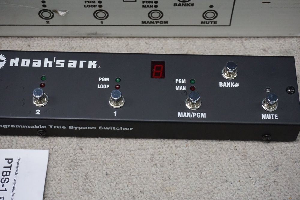 Noah's Ark PTBS-1 Programmable True Bypass Switcher (5 Loops