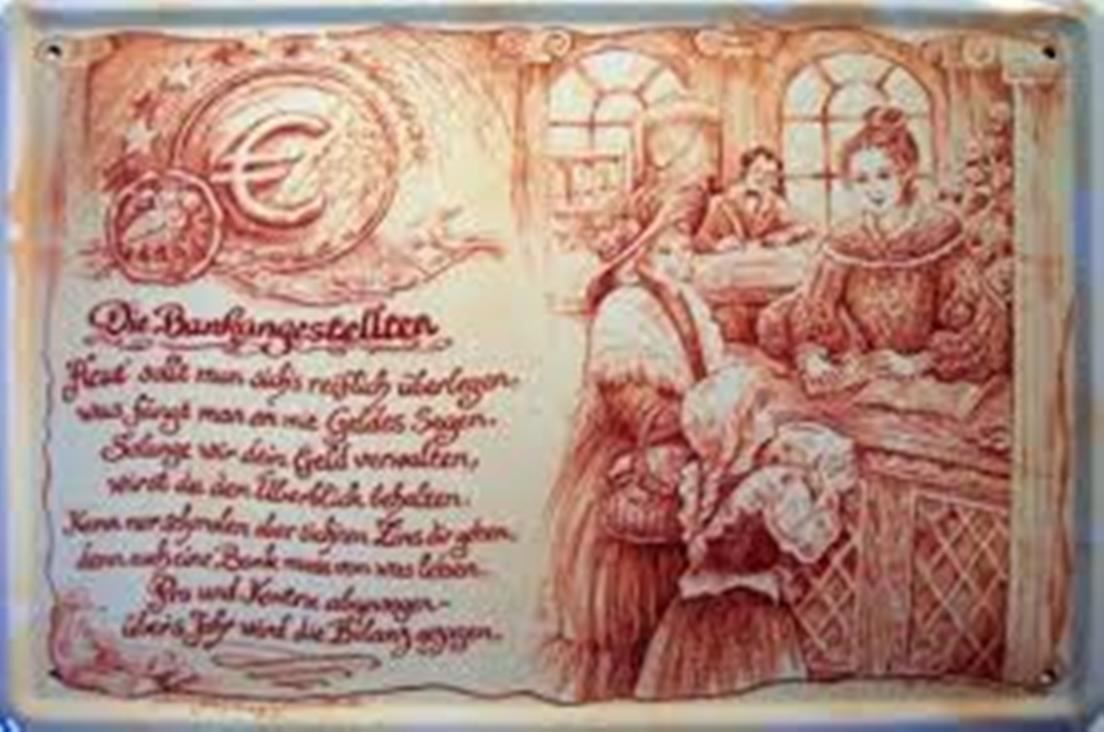 Ecriteaux: Blechschild-BERUFE UND HOBBY-BANKANGESTE – Neuf (Voir description) à Rupperswil par big-one-sale