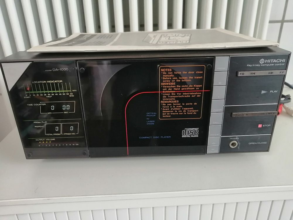 Hitachi DA1000 CDPlayer Kaufen auf Ricardo