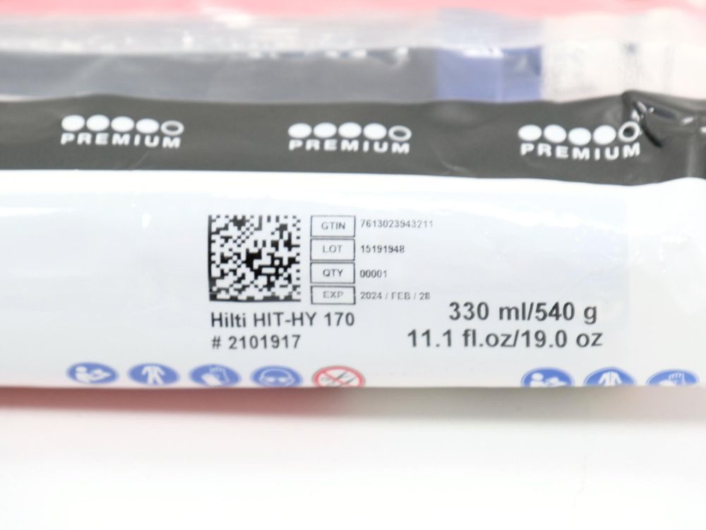 17x HILTI Injektionsmörtel HIT-HY 170 (24030641) | Kaufen auf Ricardo