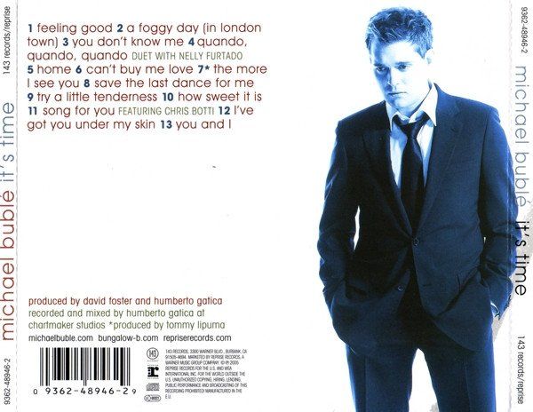 CD: Michael Bublé IT'S TIME Christian McBride Chris Botti JazzCD – Usato da Kandergrund venduto da Sososo 2