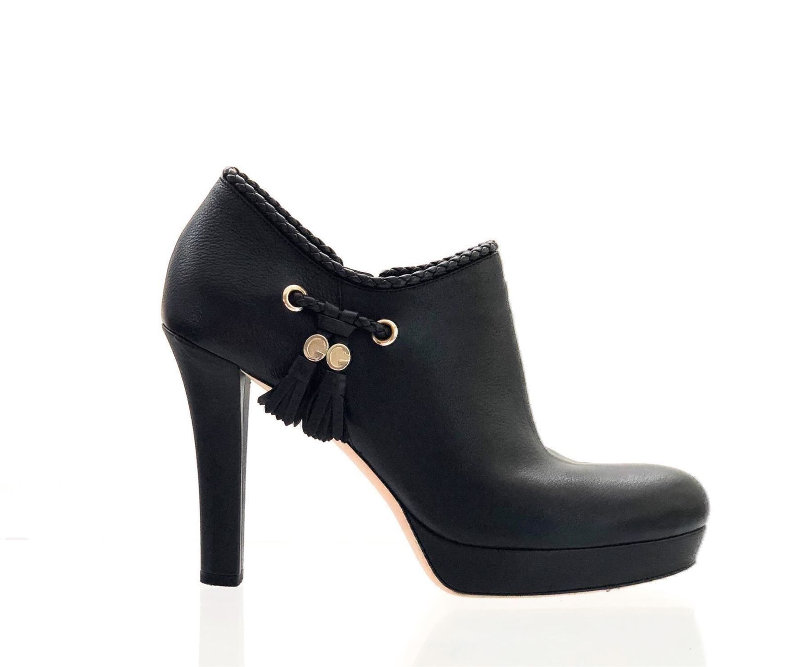 Gucci Damenschuhe: GUCCI Leder High Heels Ankle Boots Gr 40 – Gebraucht aus Hergiswil NW von CrysZero