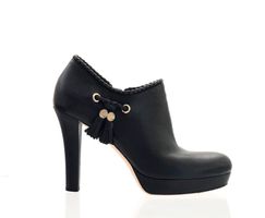 GUCCI Leder High Heels Ankle Boots Gr 40