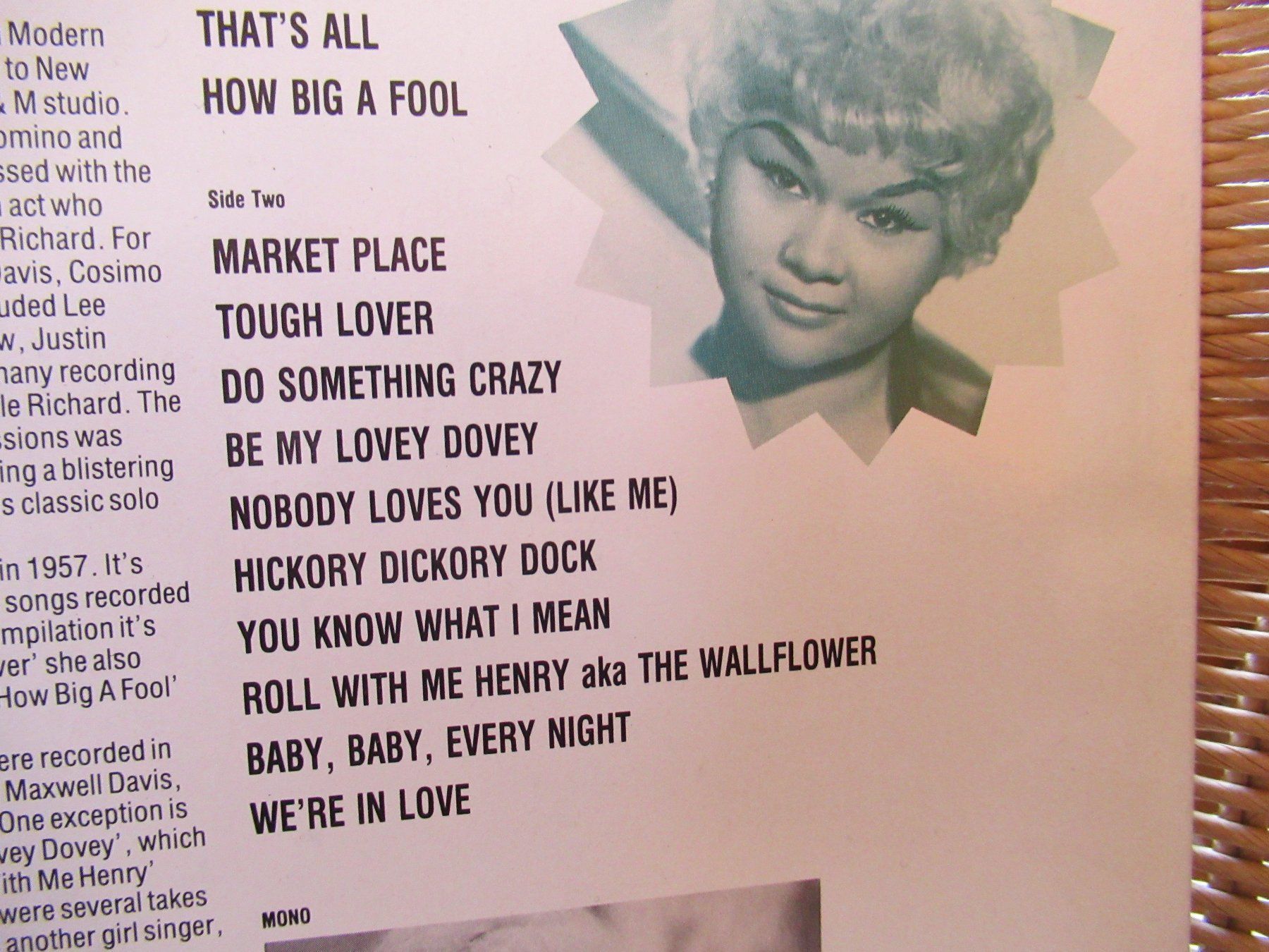 Dischi in vinile: ETTA JAMES – Usato da Grône venduto da Mire01 2