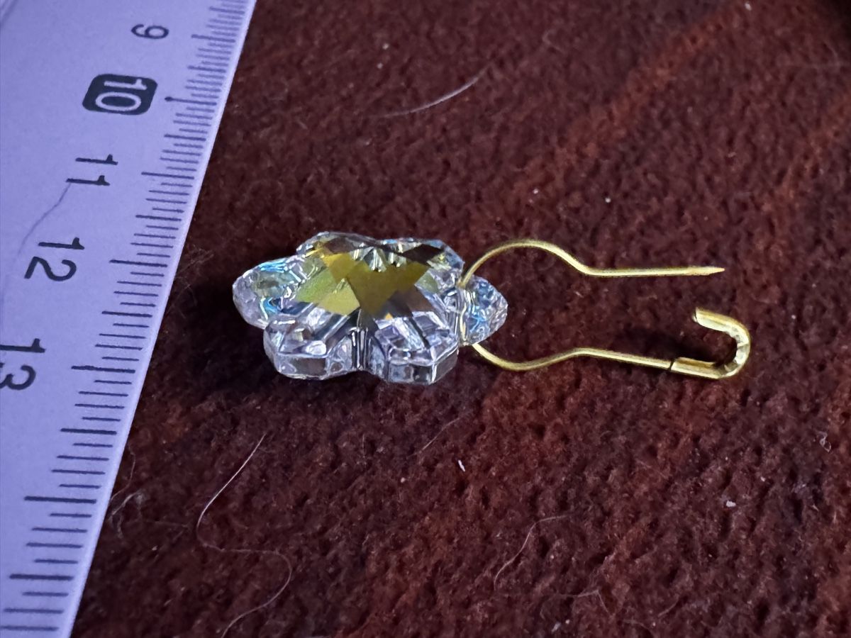 Swarovski Ciondoli: Schneeflocke aus Swarovski-Kristall – Nuovo (secondo la descrizione) da Muttenz venduto da einfach-schoen 3