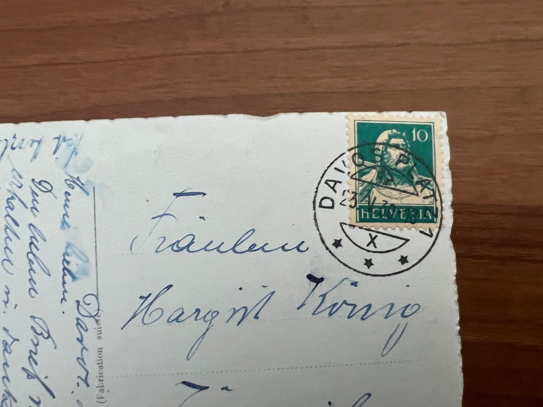 Cartoline postali: AK  1923 Davos    (G2181) – Usato da Hinwil venduto da Sidi4 1