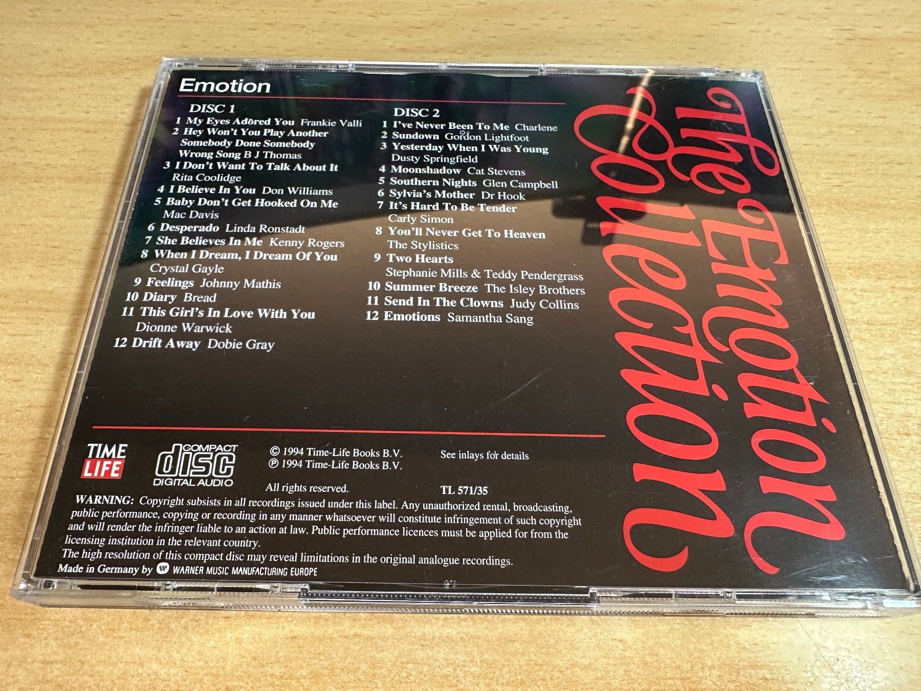 CD: Z4 Various – Emotion - 2 CD – Usato da Rikon im Tösstal venduto da Alpenmutz 1