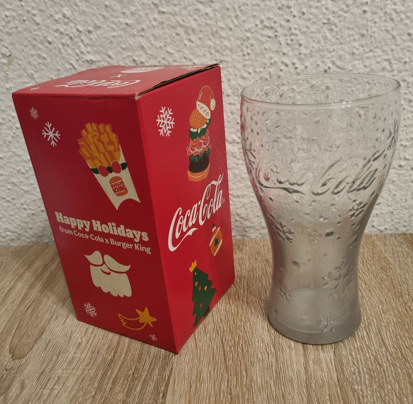 Coca-Cola Bicchieri: Glas Burger King x Coca Cola Silber – Nuovo e nell'imballaggio originale da Neuenhof venduto da SquidGame