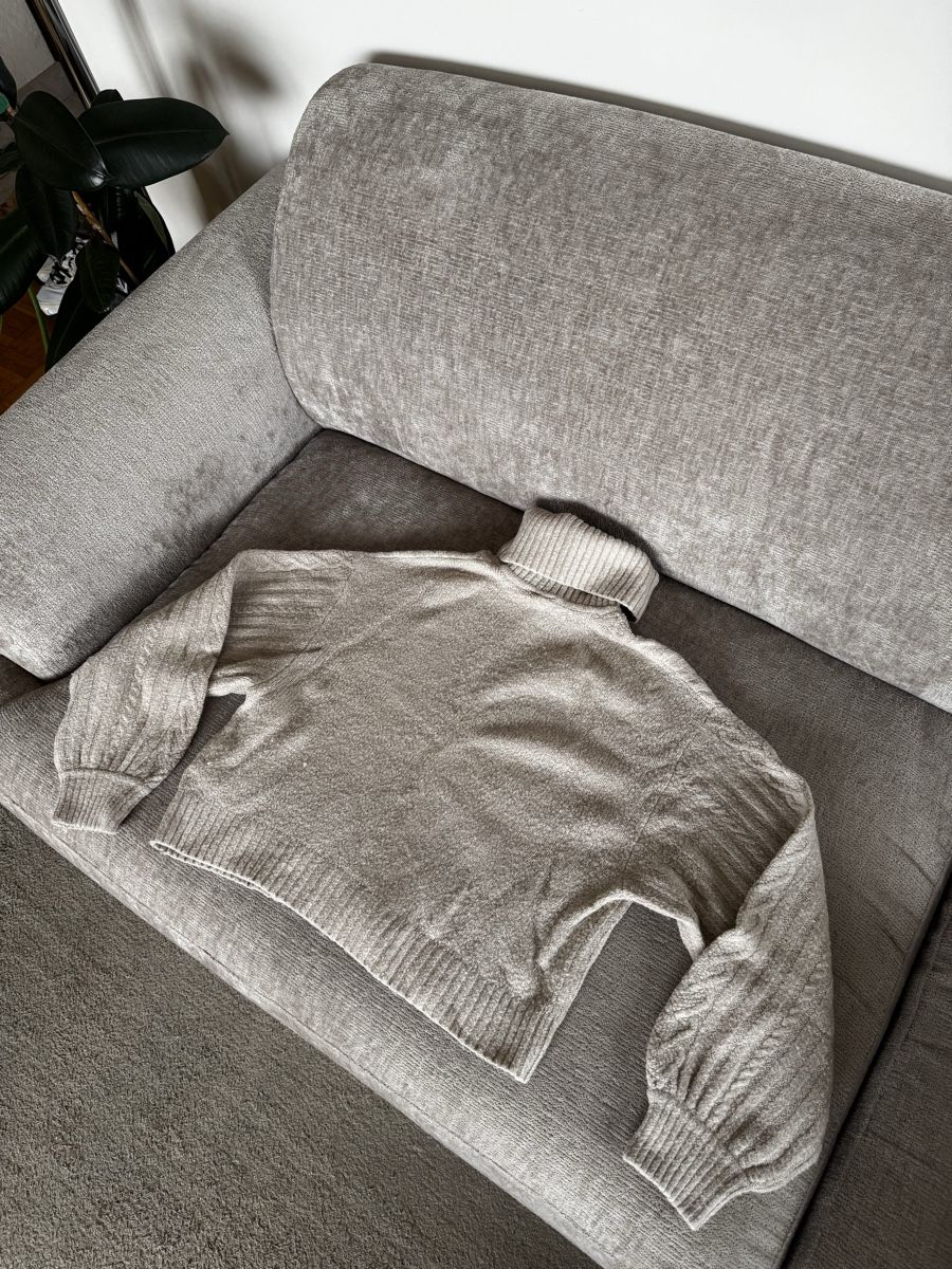 H&M Maglioni & Felpe: Pull à col roulé H&M Divided beige maille torsadée S – Usato da Les Acacias venduto da JaysGoodDeals 3
