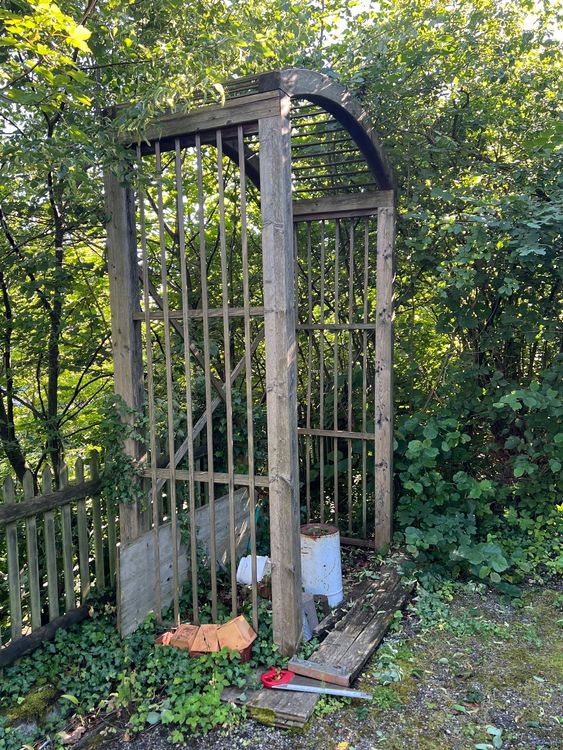 Holzbogen für den Garten Kaufen auf Ricardo