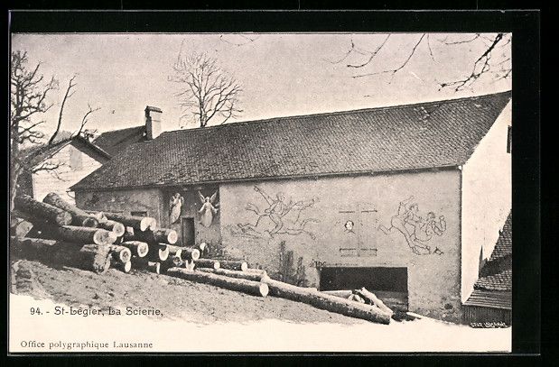 Ansichtskarten: AK St-Légier, La Scierie – Gebraucht aus Berlin von bartko-reher