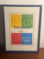 Decora by Hofmann - Fotorahmen, 15x20cm, blau, Passepartout