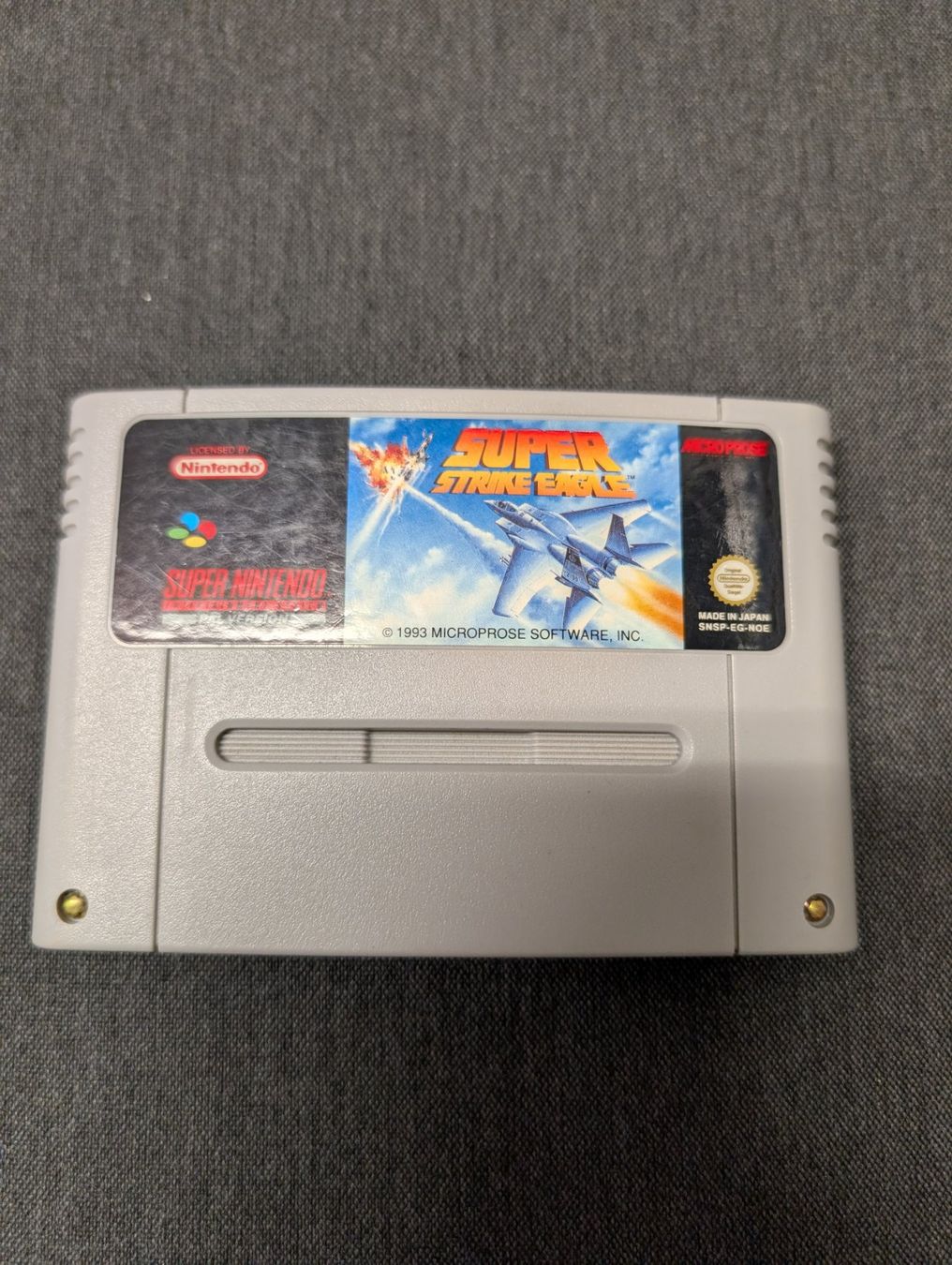 Spiele: Super strike eagle super Nintendo – Gebraucht aus Giubiasco von Ticinerd