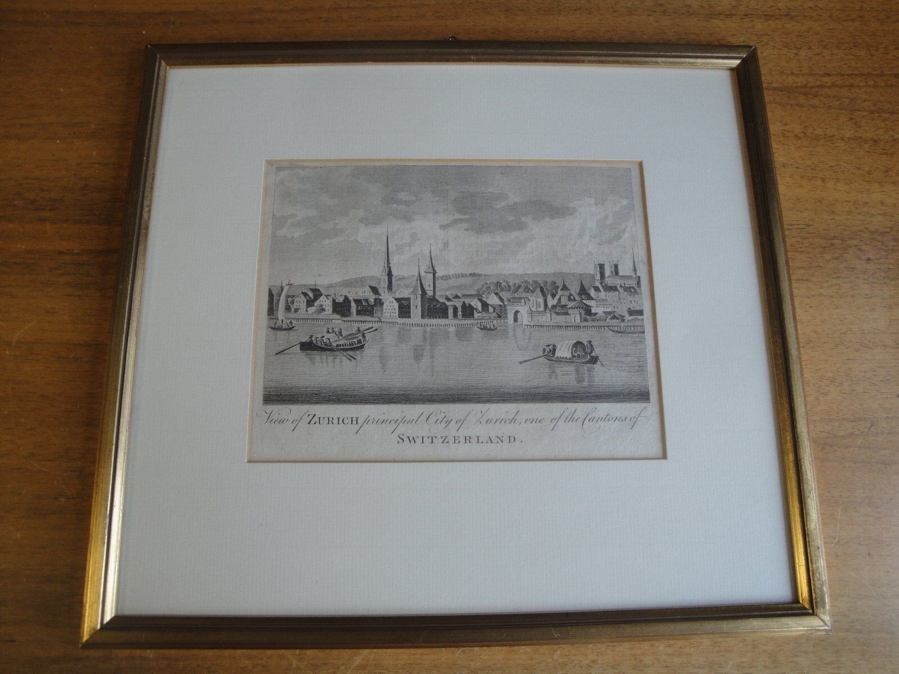 Stiche: Zürich Kupferstich 1798 – Gebraucht aus Trachslau von post35 1