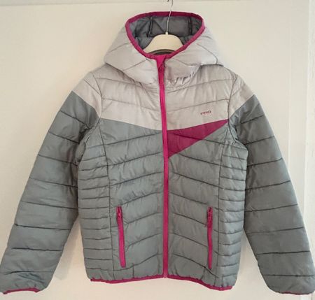 Alpine Pro Winterjacke für Mädchen, Grau/Pink, Gr.140/146