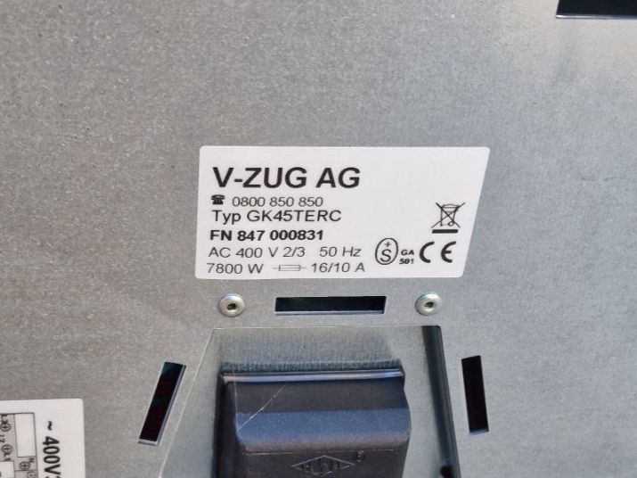 V-Zug Herde: V-Zug Herdplatte – Gebraucht aus Illnau von online-kuechen 5