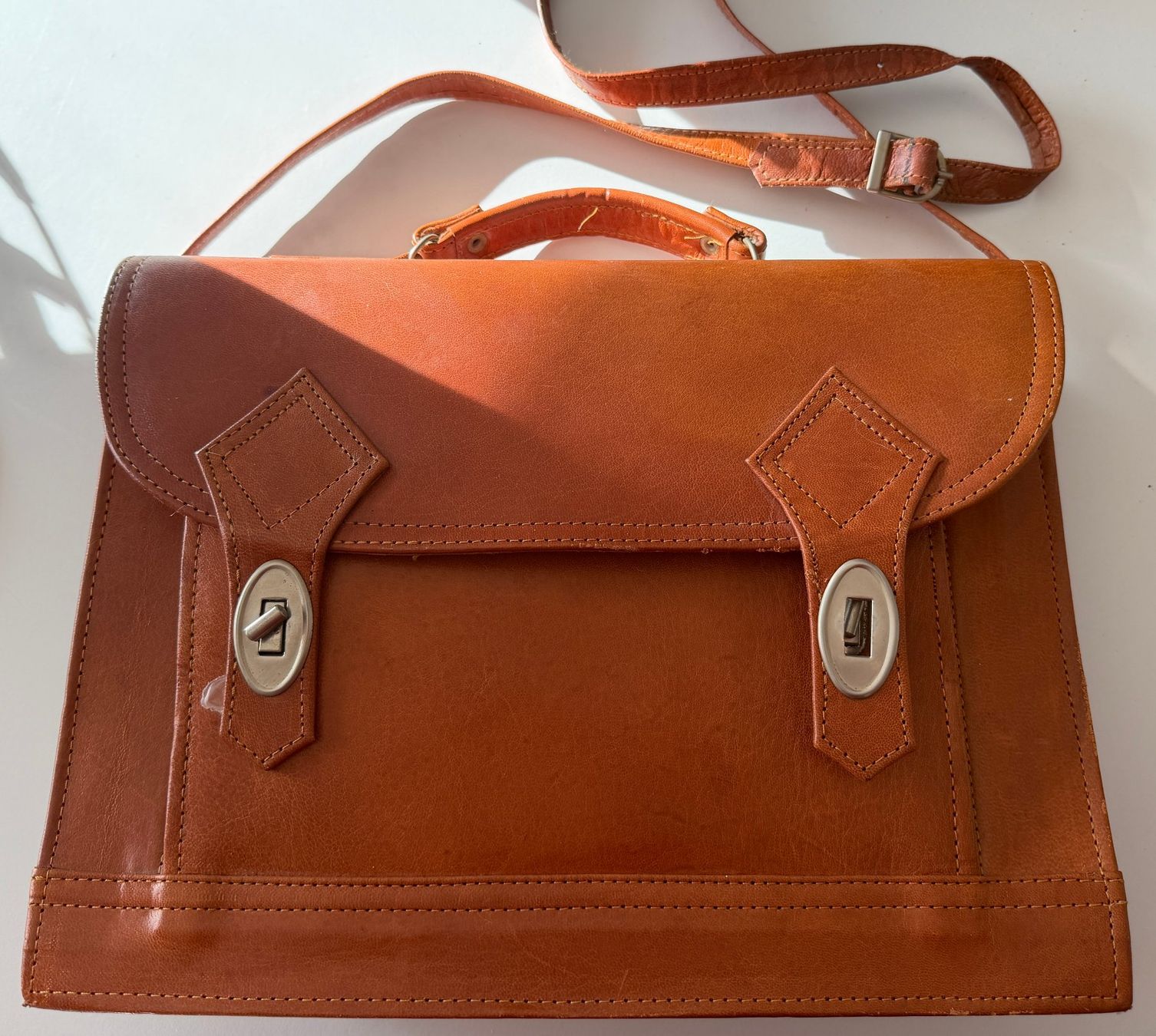 Valigie & Borse: Vintage-Ledermappe – Usato da Caslano venduto da Helza 2
