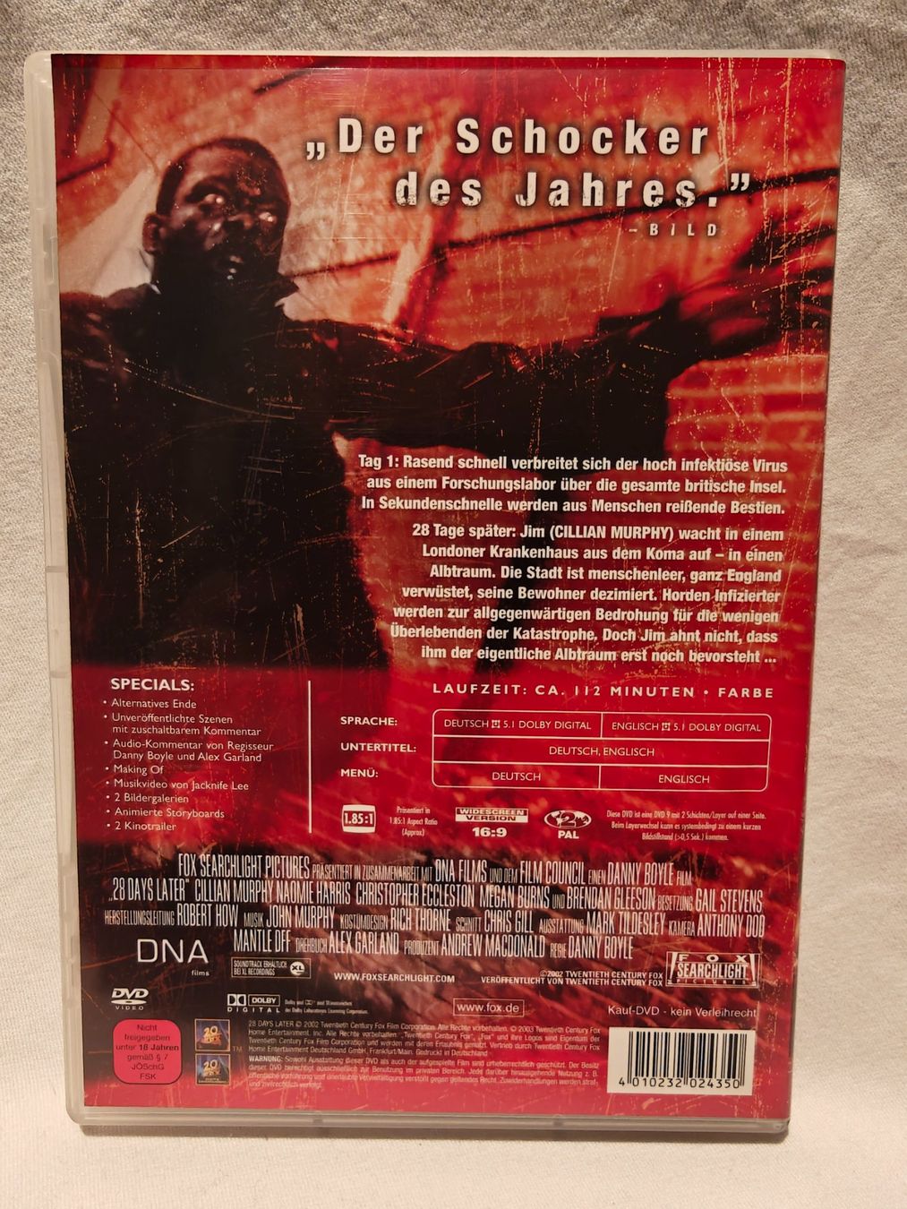 Tutti i DVDs: 28 Days Later – Usato da Gutenswil venduto da Vulcano21 2