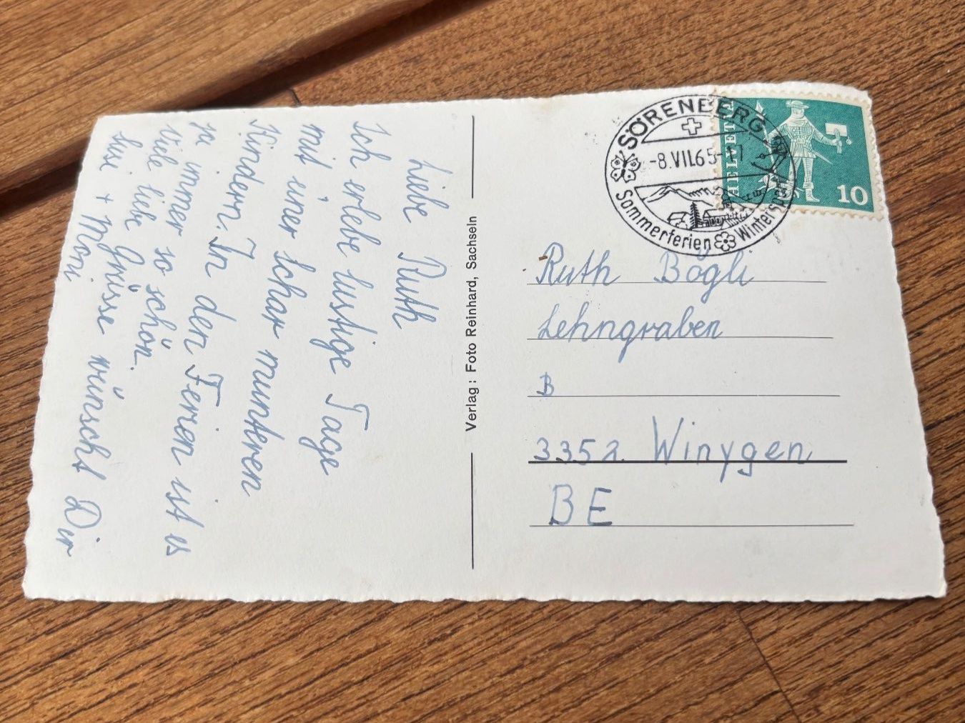 Ansichtskarten: AK Sörenberg 1965 – Gebraucht aus Utzenstorf von Rose0303 2