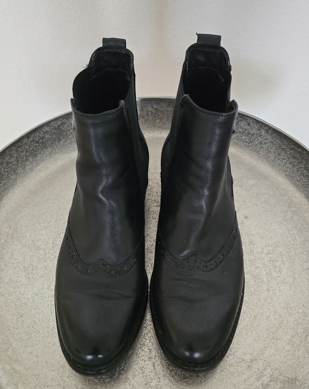 Damenschuhe: Leder Stiefeletten Gr. 40 – Neu (gemäss Beschreibung) aus Sursee von M_Z