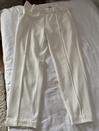 Elegante weisse Stoffhose Aba Moda Gr. 38