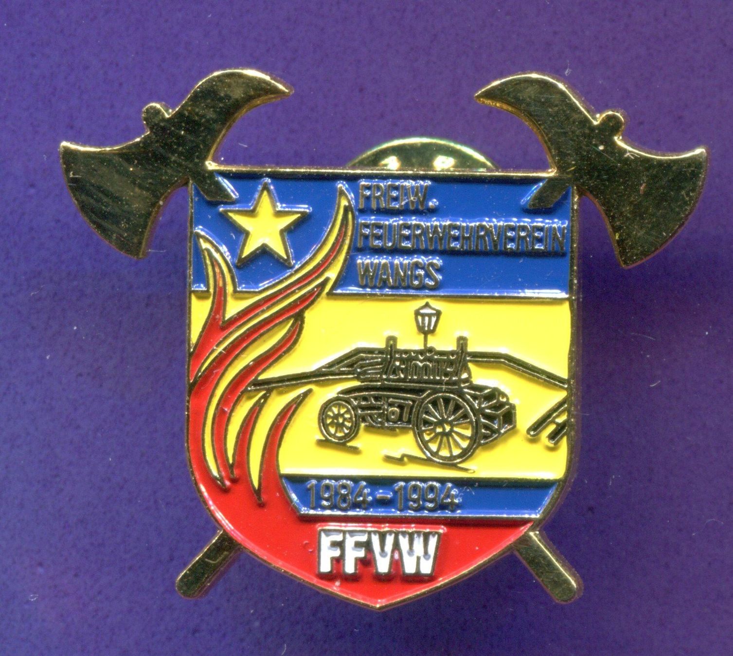 Placchette & Badge: Feuerwehr  WANGS – Usato da Winterthur venduto da Sammleroase
