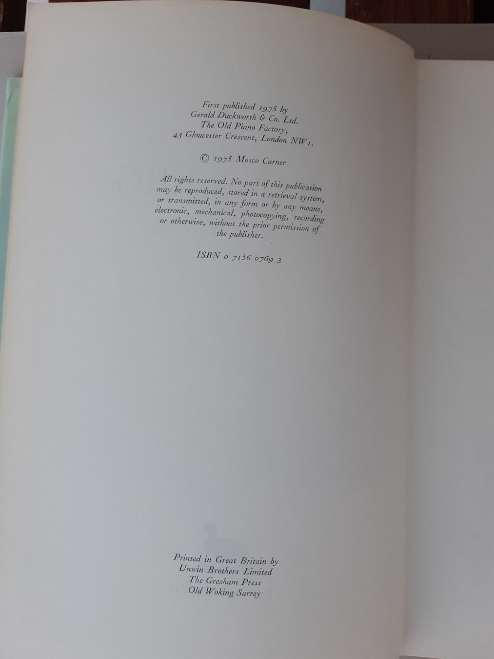 Libri: Alban Berg (Mosco Carner) – Nuovo (secondo la descrizione) da Basel venduto da odradek 4