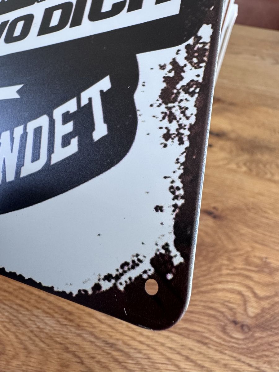 Insegne: Blechschild Angler Spruch Deko – Usato da Niederbüren venduto da Oetschli 2
