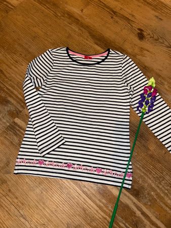 Gestreiftes Langarmshirt 104/110 S. Oliver - *NEU*