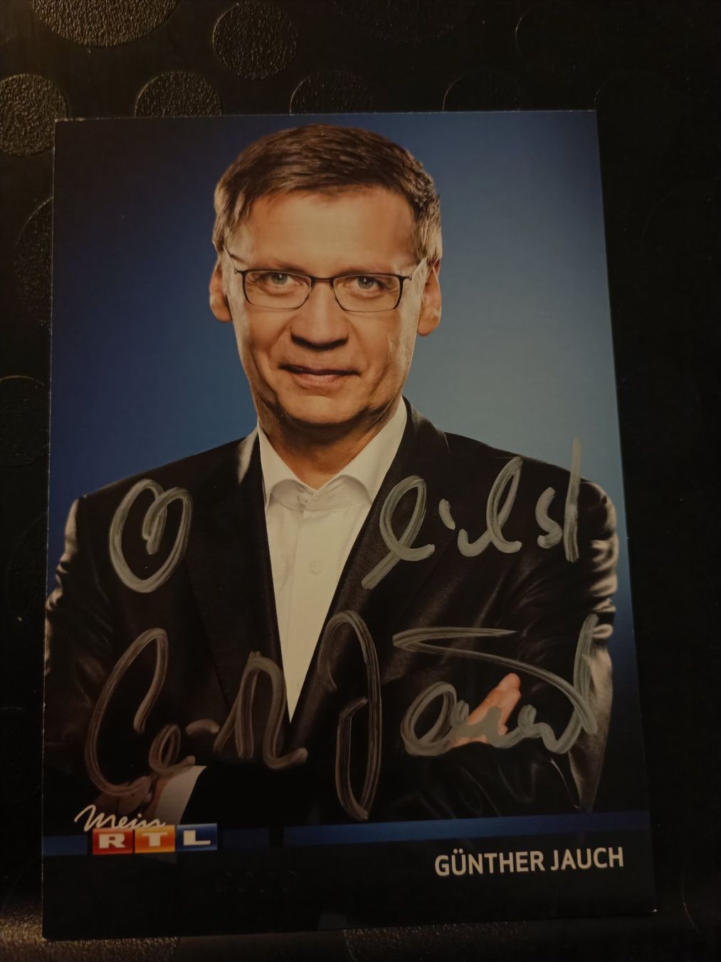 Autografi: Günter Jauch - signierte Autogrammkarte – Usato da Menziken venduto da Artographs