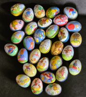31x Metall Eier Ostereier Vintage Deko Oeufs en Métal Pâques