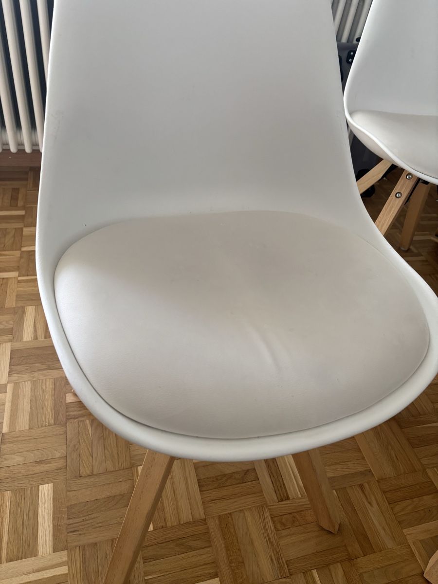 Chaises: Esszimmerstühle 4er Set weiss – D'occasion à Kollbrunn par ine_jxc6 6