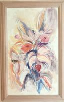 Ölgemälde Blumenmotiv Günter Hermann 1995