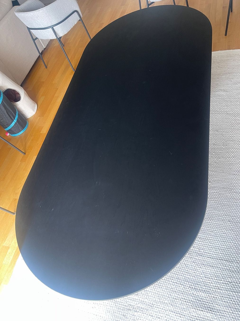 Tische: Schwarzer Esstisch Oval, Skandinavisch! – Gebraucht aus Bern von dts_gsp9 1