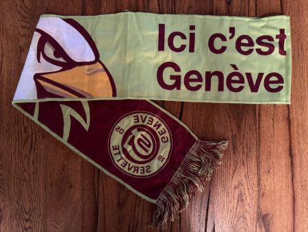 Echarpe Genève Servette HC "Ici c'est Genève" coton bon état