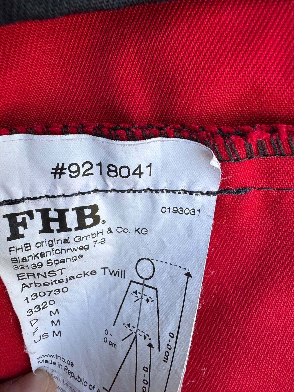 Giacche: TF Bern Arbeitsjacke Polymechaniker Gr M – Usato da Bremgarten b. Bern venduto da misscello 2