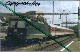 SBB-CFF Re 4/4 II mit EC. Foto.