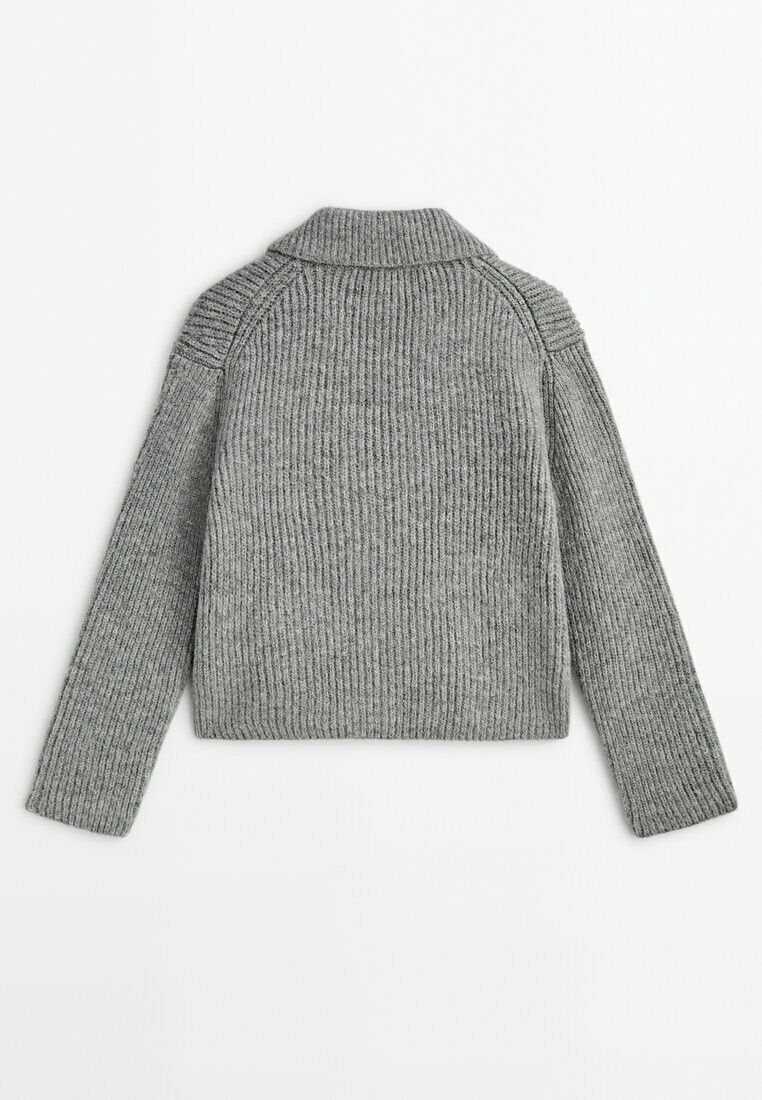 Massimo Dutti Giacche: Massimo Dutti Strick-Blazer Grau S – Elegant & Zeitlos – Usato da Zürich venduto da for_qv6p 7