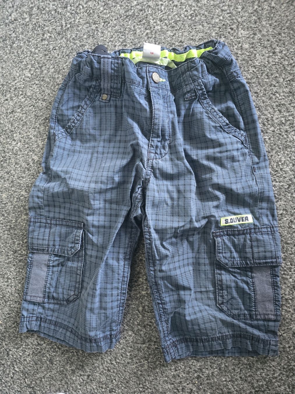 S.Oliver Hosen: S.Oliver Shorts kariert Grösse 128 – Gebraucht aus Unterentfelden von Panda-87