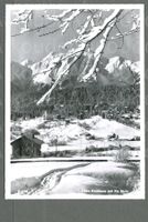 AK sw Flims GR Flims-Waldhaus mit Piz Riein ≈ 1954